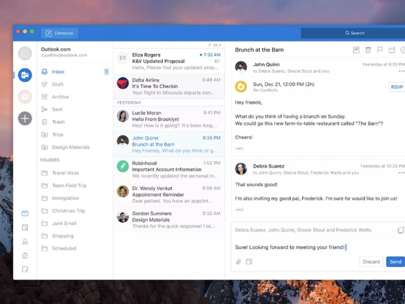 new outlook for mac